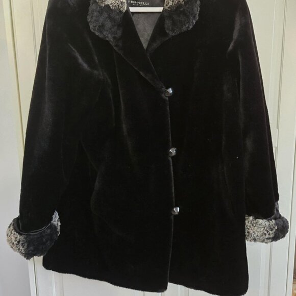 fen-nelli elegant coat size 12 - Picture 2 of 4